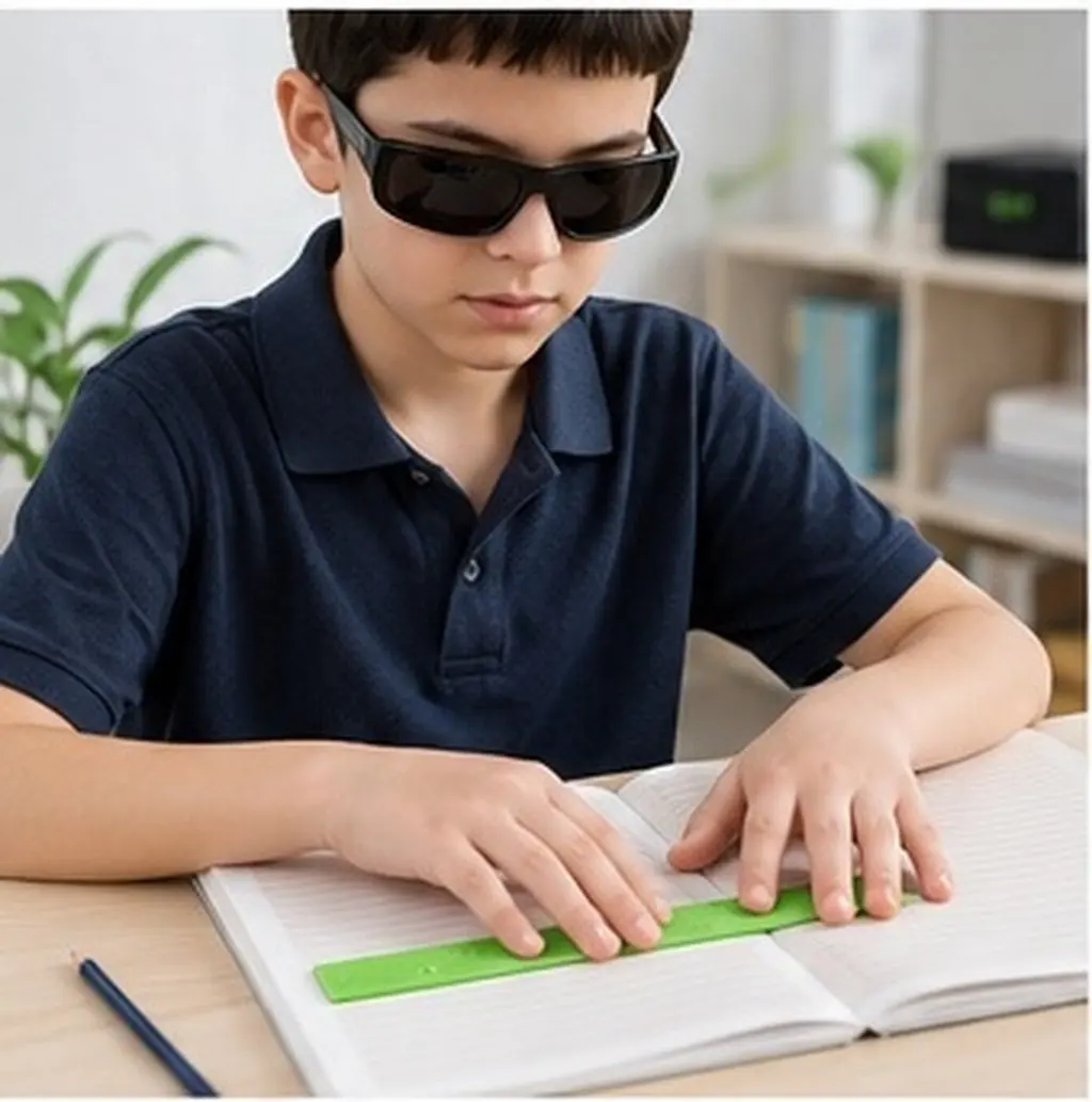 Learning Tools for The Blind Tactile Measuring Ruler Supply Supply. Measurement