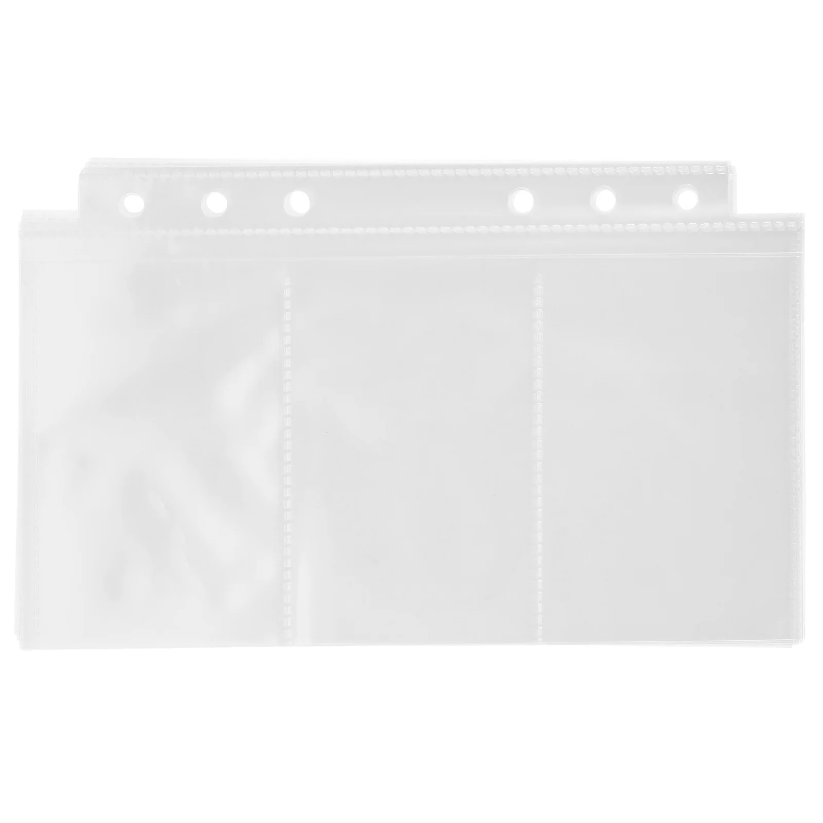 5 Books Scrapbook Refill Pages Photo Album Sheet Protectors Clear PVC Replacement Scrapbook Binder Protective Sheets