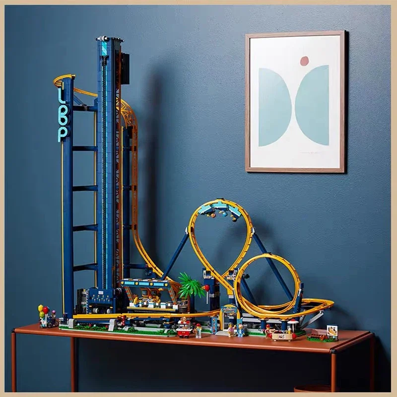 3756 PCS Loop Coaster Building Block Mattoni Montagne russe Parco divertimenti Giocattolo per compleanno Natale Regalo per bambini Compatibile 10303