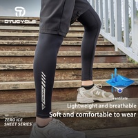 Summer outdoor cycling leg sleeves, breathable and quick drying cycling leg sleeves, night running sports protective gear, refle