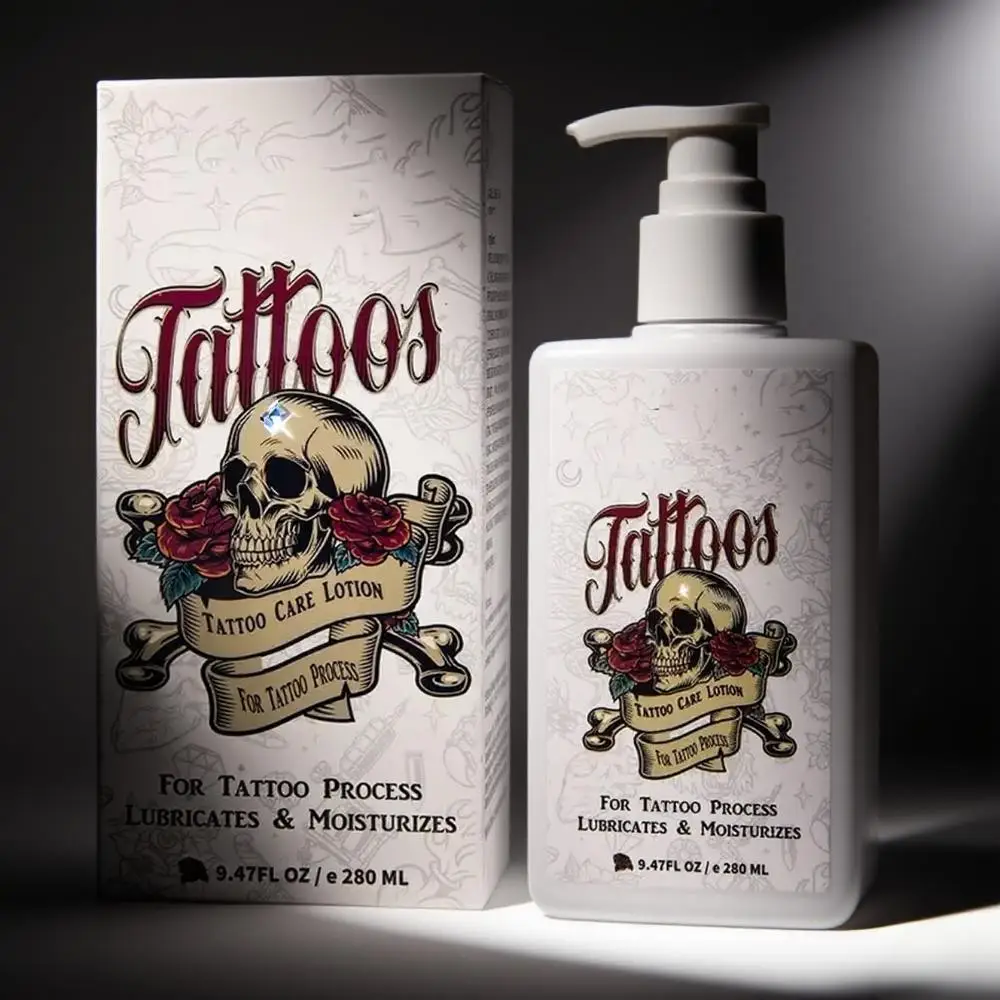 

280ml Tattoo Aftercare Cream Post-Tattoo Soothing Balm with Color Protection & Moisturizing Formula Color Protection Post-Tatoo