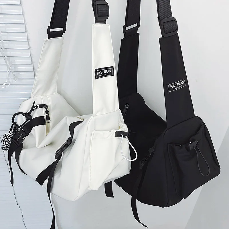 

Сумка через плечо, модный мужской рюкзак, большая вместительная дорожная сумка через плечо для мужчин и женщин, трендовая студенческая подвеска