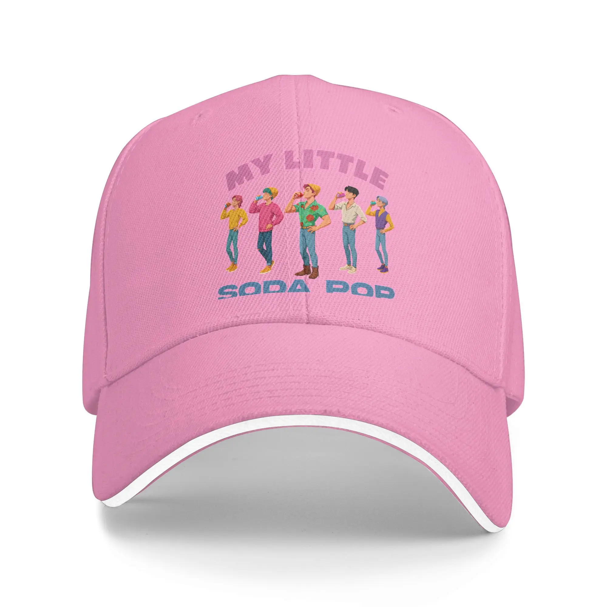 

My Little Soda Pop Saja Boys Kpop Demon Hunters Casual Baseball Cap Running Hippie Hip Hop Hats Summer Adjustable Women Men