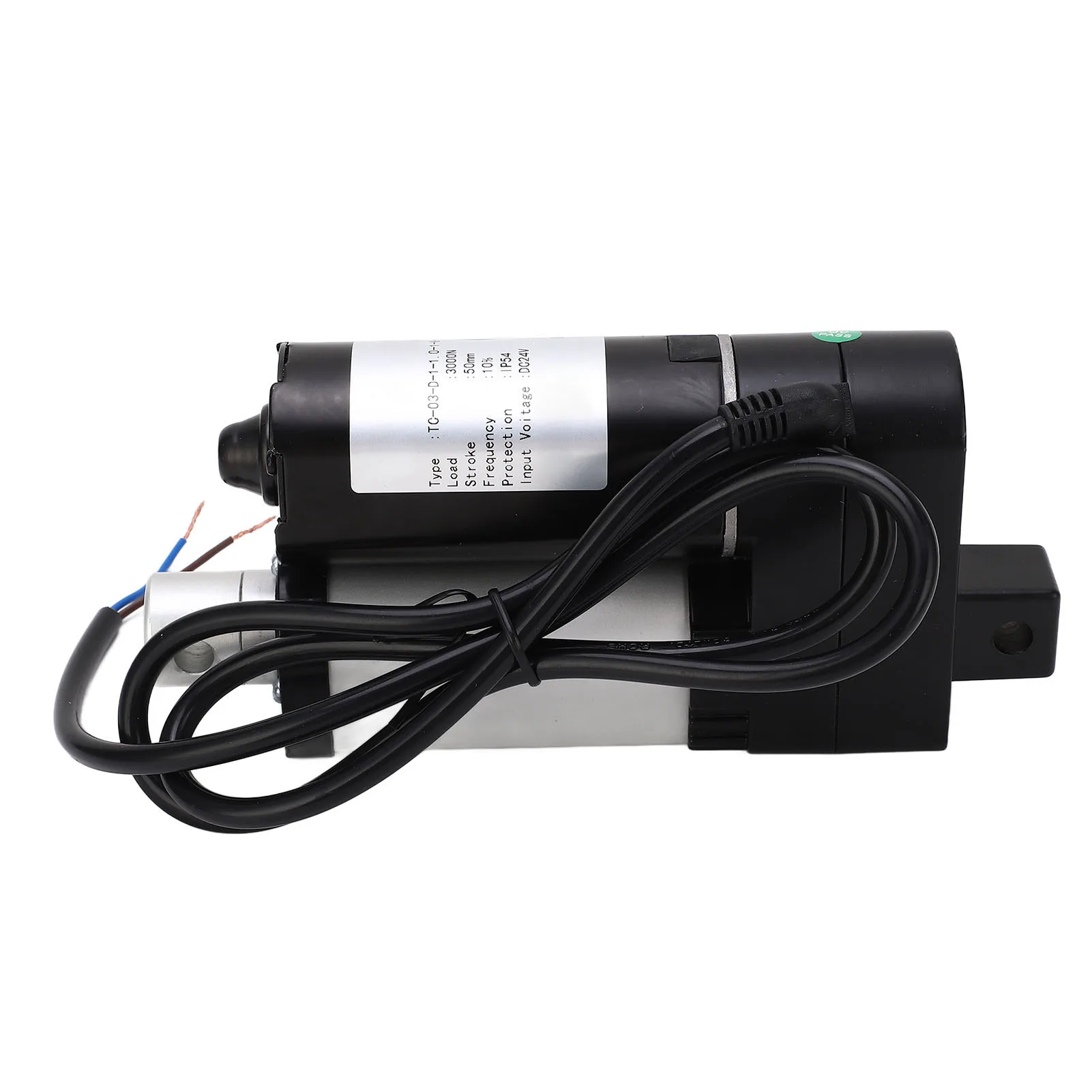 3000N الخطي المحرك الكهربائي المحرك المحرك الكهربائي المحرك 3000N الخطي الحركة المحرك لنظام الرفع 50 مللي متر السكتة الدماغية IP54