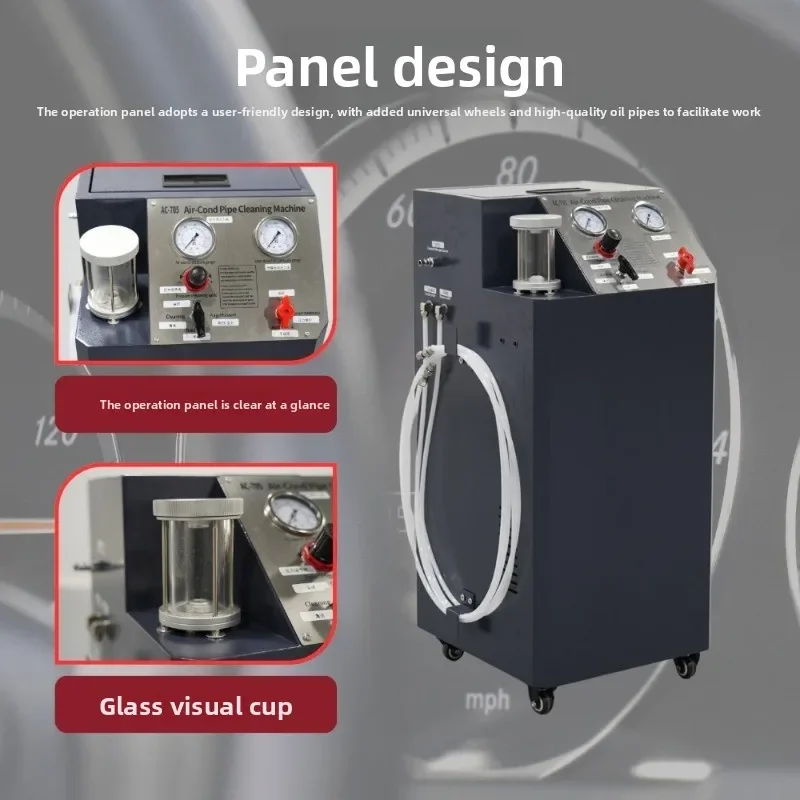 Automotive air conditioner duct cleaner, evaporation box cleaner, air conditioner maintenance equipment
