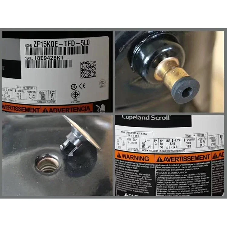 Компрессор copeland прокрутка для модели ZF15KQE-TFD-551 5HP/R404