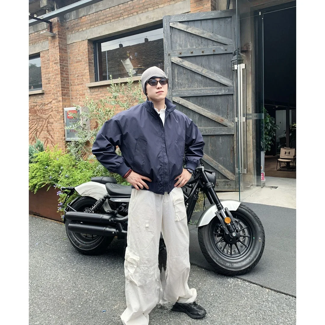 

Cleanfit Men's ort down Jaet 90 White Du down Pilot Sle Faionable And Haome Outdoor Windproof Regular Thin