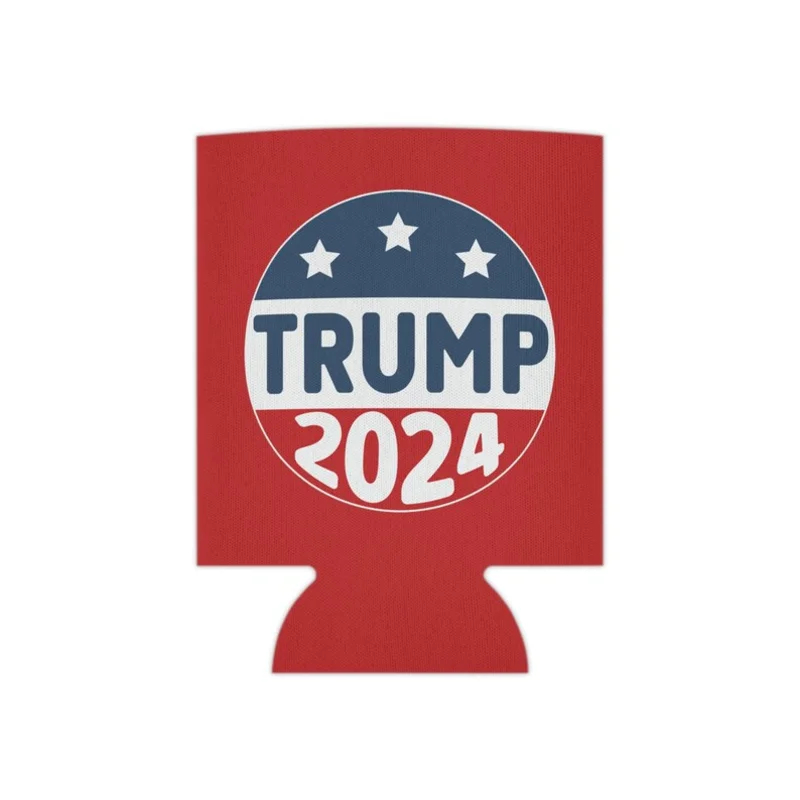 Trump 2024 Can Cooler Trump Fight Shot Drink Koozie Republican Drink Sleeve Beer Sleeve for party supplies brithday gifts