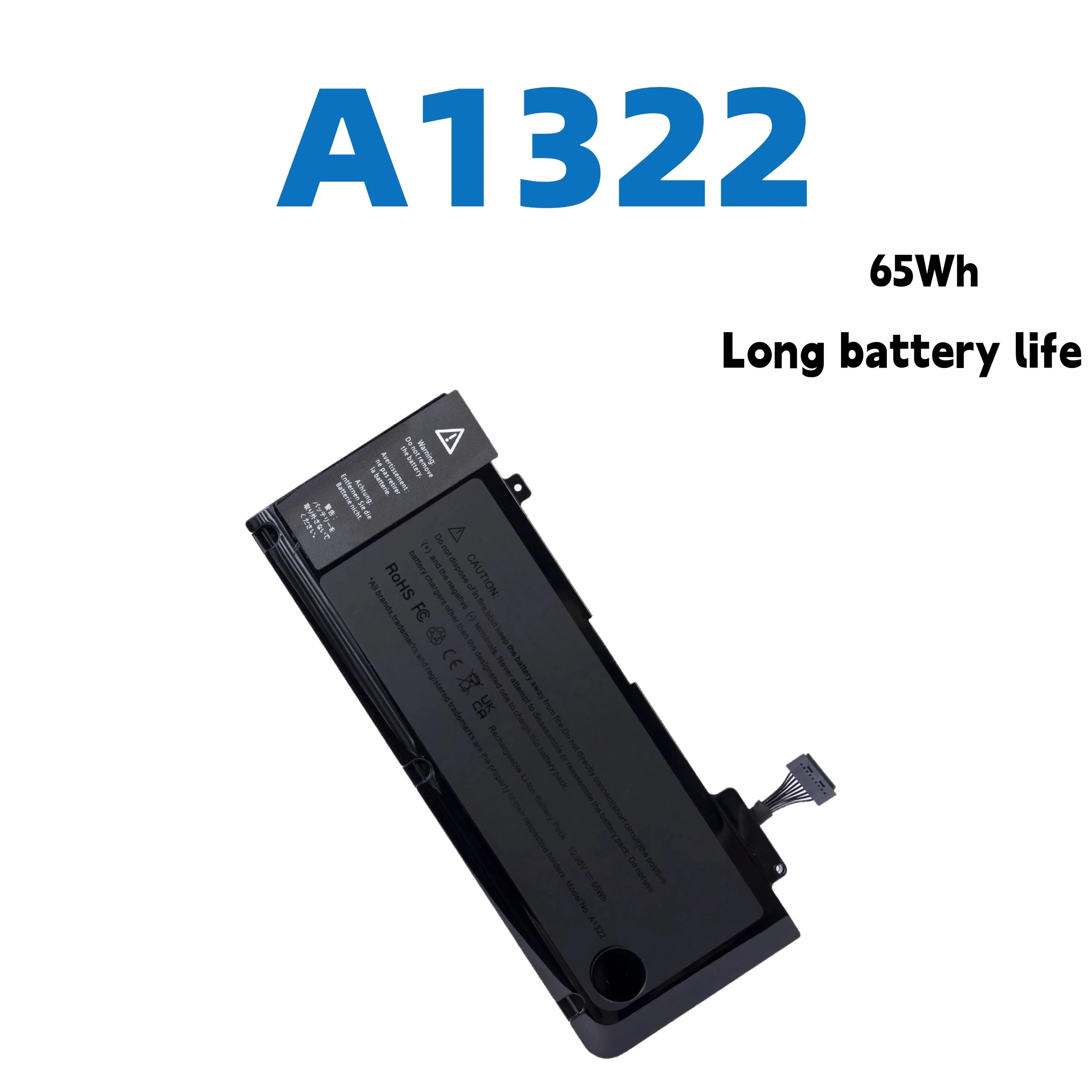 

Аккумулятор AUSSY A1322 65WH для Apple MacBook Pro 13 дюймов A1278 (2009/2010/2011) MC700/MB990/MC374