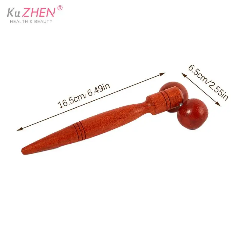 1pcs Mini Wooden Therapy Body Massage Tool Wood Roller Mini Hand Pushing For Full Body Muscle Pain Relief Acupoint Massager Tool