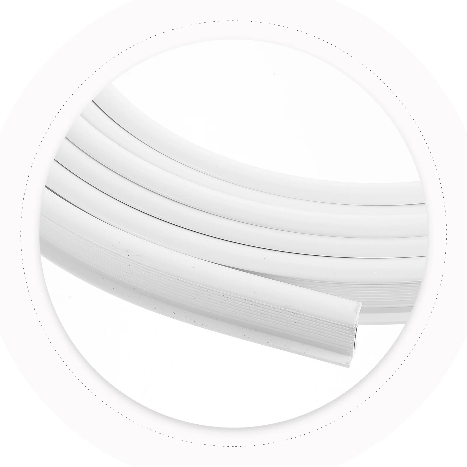 

1Set Ceiling Mount Curtain Track Flexible Bendable Roller Slider Kit for Bay Window Curved Curtain Rails Room Divider Track