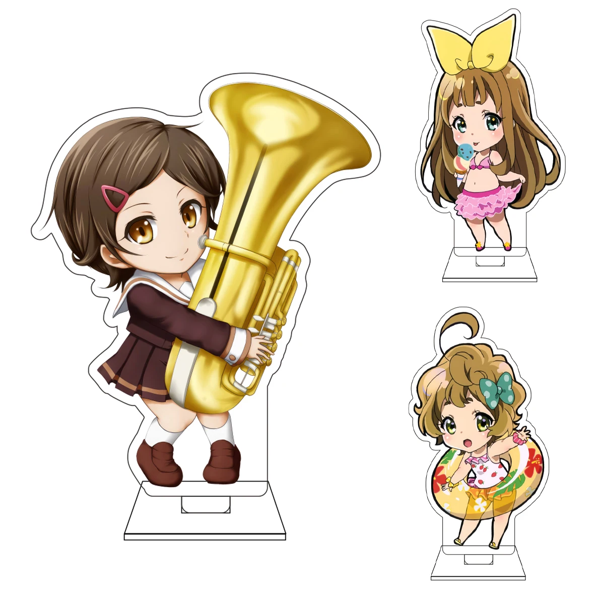 

10CM Anime Sound! Euphonium Cosplay Cute Acrylic Figure Stand Plate Rina Kōsaka Hisako Kōma Ornaments Gifts