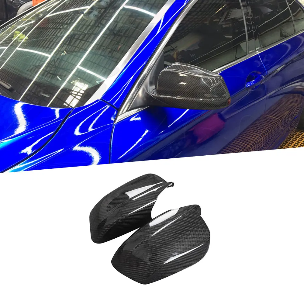 

Carbon Fiber Rearview Mirror Covers Caps For BMW X5 2011-2013 Add On Style Car Body Kits