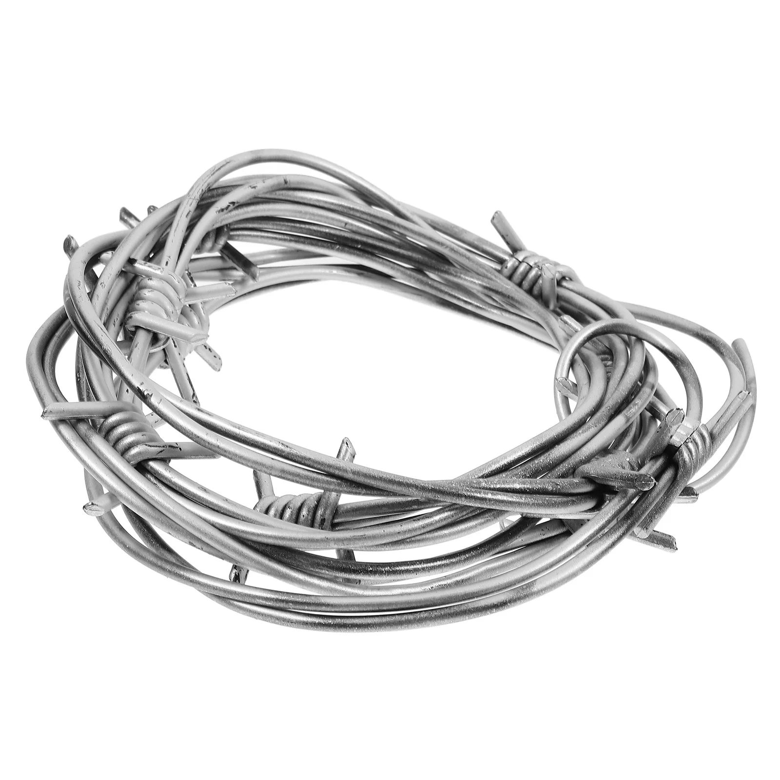 

Halloween Fake Barbed Wires Prop Realistic Lightweight Decoration for Haunted Door Table Chair Party Barb Wire Ornament