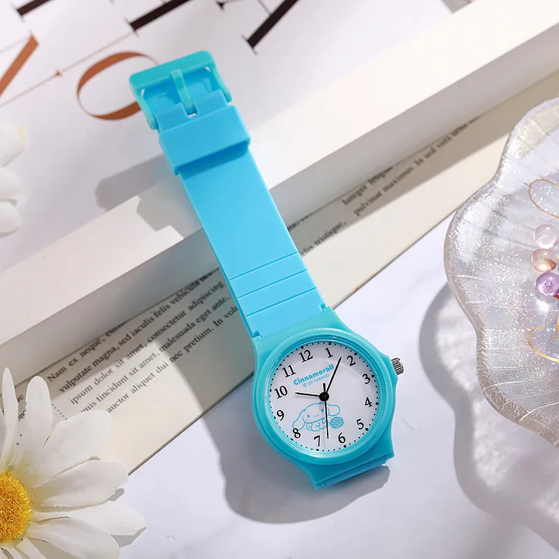 Cartoon pointer watch, children's quartz watch, wristwatch