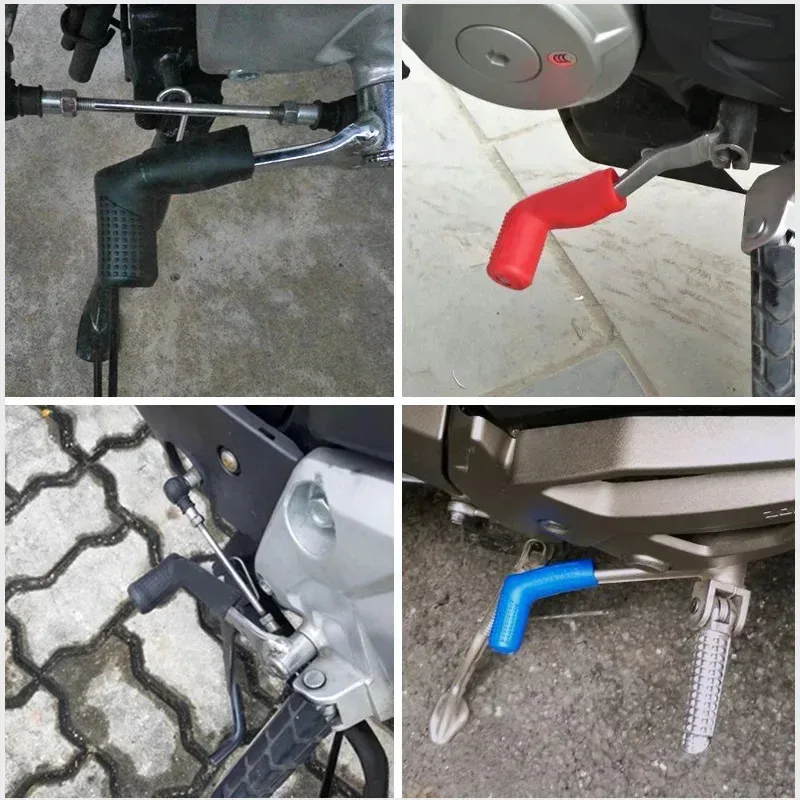 دراجة نارية ركوب رافعة تحول وسادة للقدم المطاط حامي ذراع السرعة الأحذية غطاء أحذية الحال بالنسبة لياماها سوزوكي كاواساكي هوندا #2