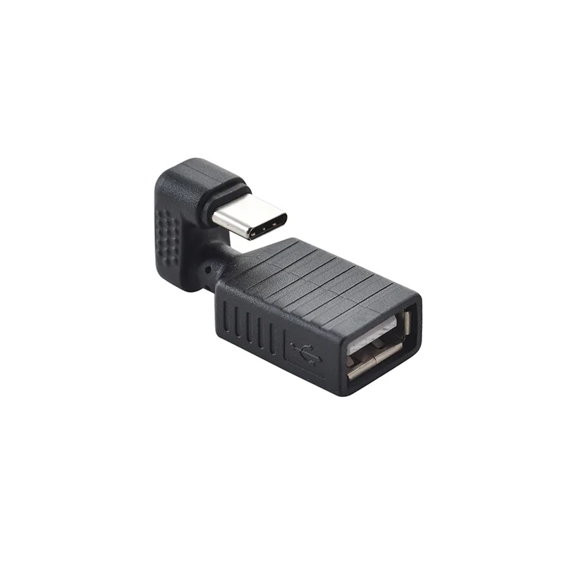 USB 3.0 인터페이스 컨버터 어댑터, 스마트폰 테이블 커넥터용, C타입 OTG 어댑터, 180 도 상하 각도