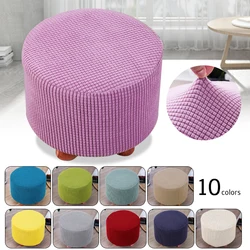 Washable Ottoman Cover Footrest Covers Elastic Seat Protective Case Chair Covers Footstool Protector Covers Without Stool