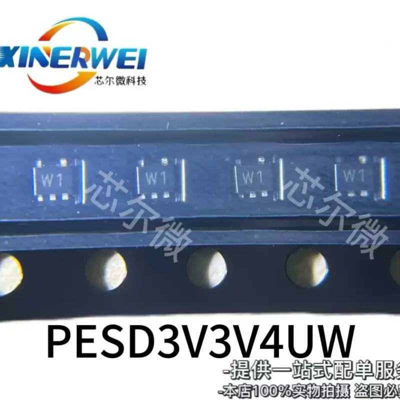10-100pcs Original PESD3V3V4UW SOT665 Silkscreen W1 W1 Chip ESD Protection PESD3V3V4UW