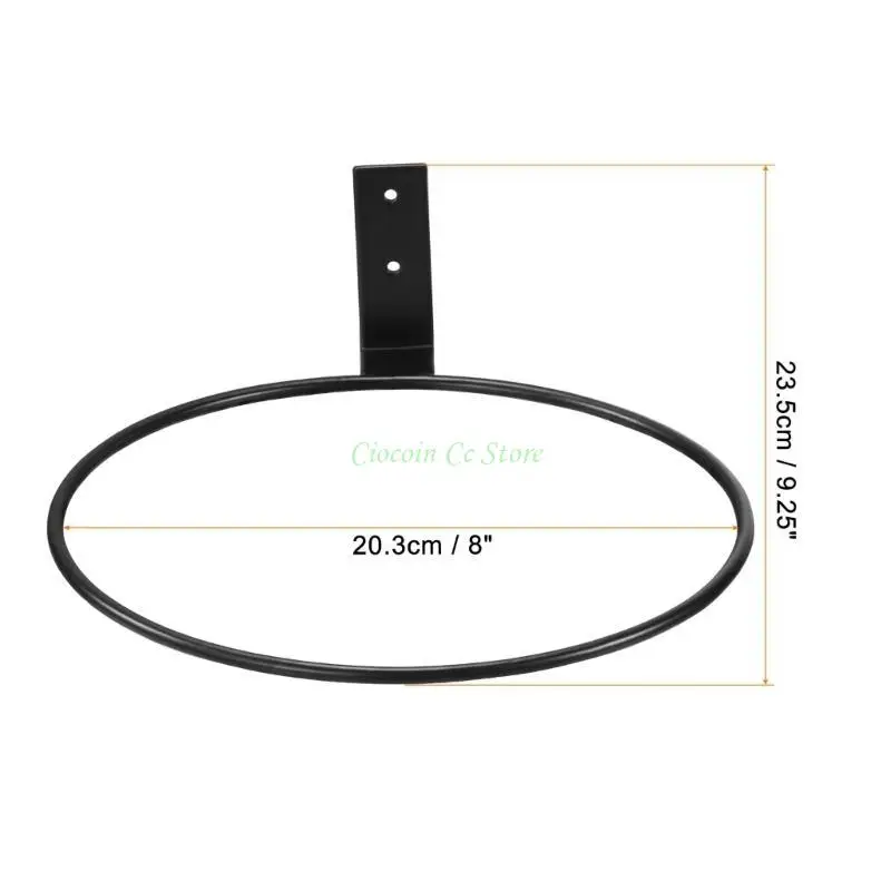 

X90F Wall Mounted Flower Pots Rings for Home and Garden Hanging Plant Holder Bracket