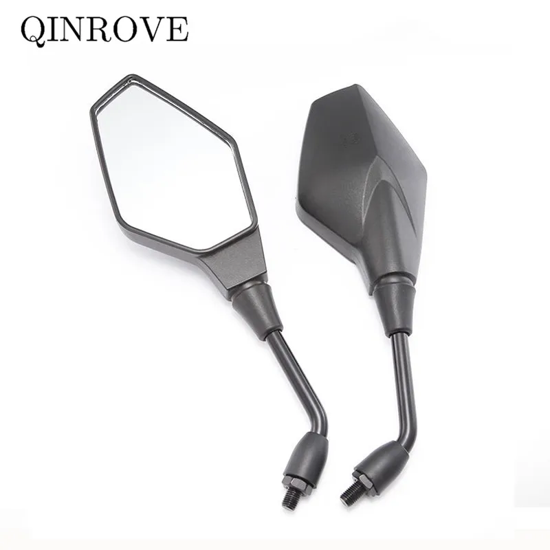 8 10MM Motorcycle Accessories Rearview Mirror ABS Side Mirror Universal For Yamaha FZ1N FZ07 FZ09 XJ6 YBR 125 Fazer 250 XSR900