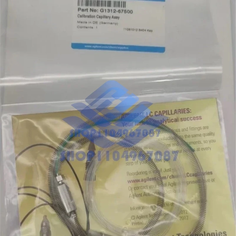 G1312-67500 For Agilent Calibrated Capillary Assembly, Available New Unopened