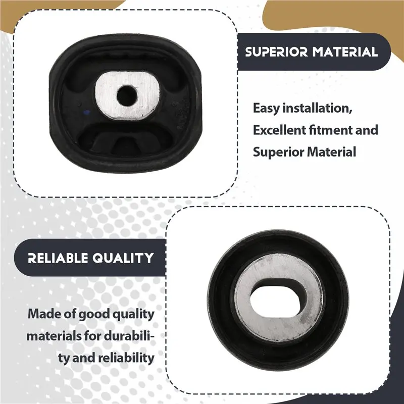 2Pcs Engine Torque Rod Bushing Large+Small 11350-5NA0A 113505NA0A For Nissan Altima Infiniti QX50 QX55 19-25 Front Right-A28K