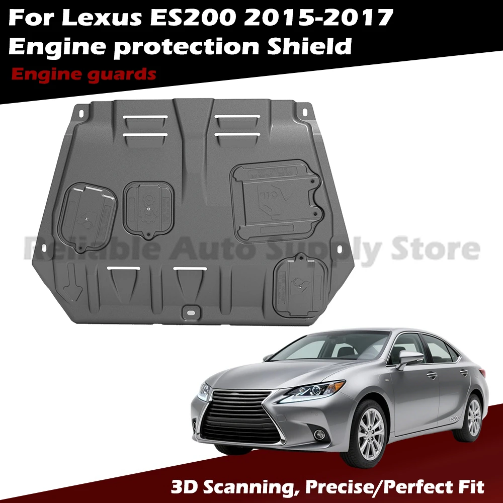 

Engine Skid Plate Mud Guard Splash Shield for Lexus ES200 2015-2017, 3D Scanning Technology, Underbody Defense