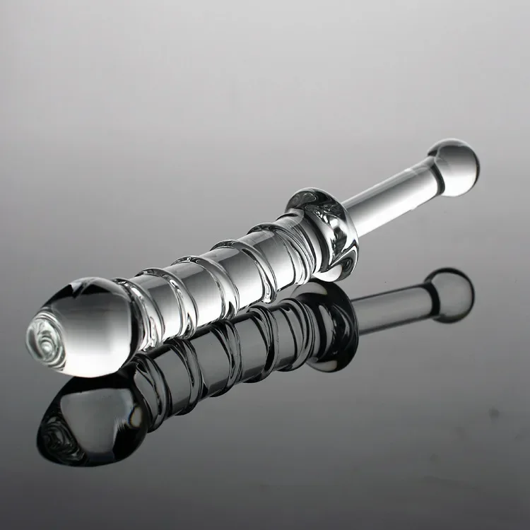 جهاز تدليك للبروستاتا الاستمناء دسار المهبل الزجاج الشرج الاصطناعي القضيب ديك كريستال الشرج الخرز بعقب المكونات لعبة الجنس للنساء #3