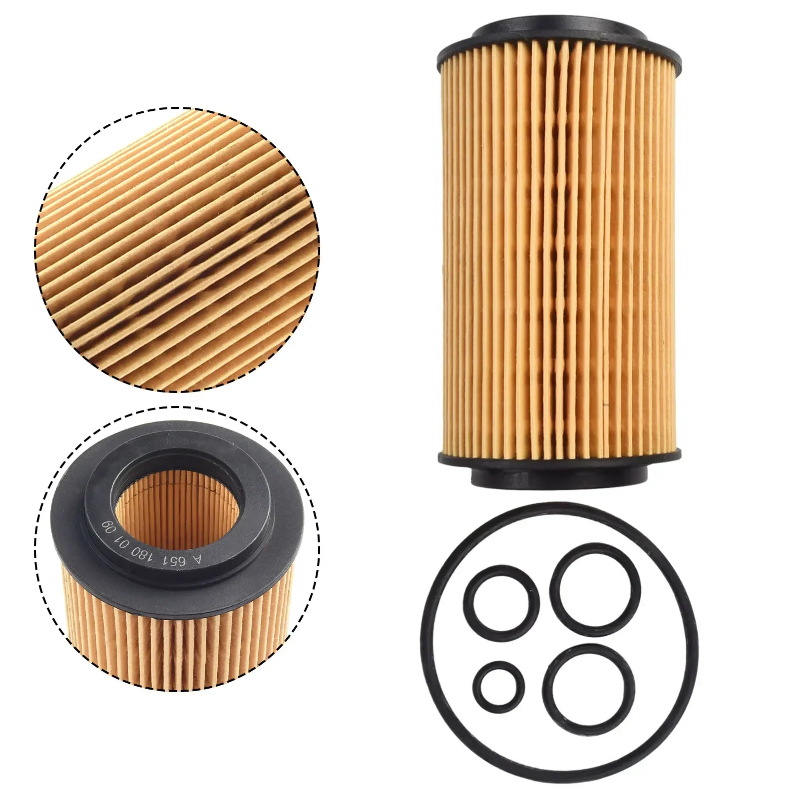 For Mercedes-Benz E GLE GLK ML SPRINTER -Class Engine Oil Filter A 6511800109 ABS Accessories For Vehicles