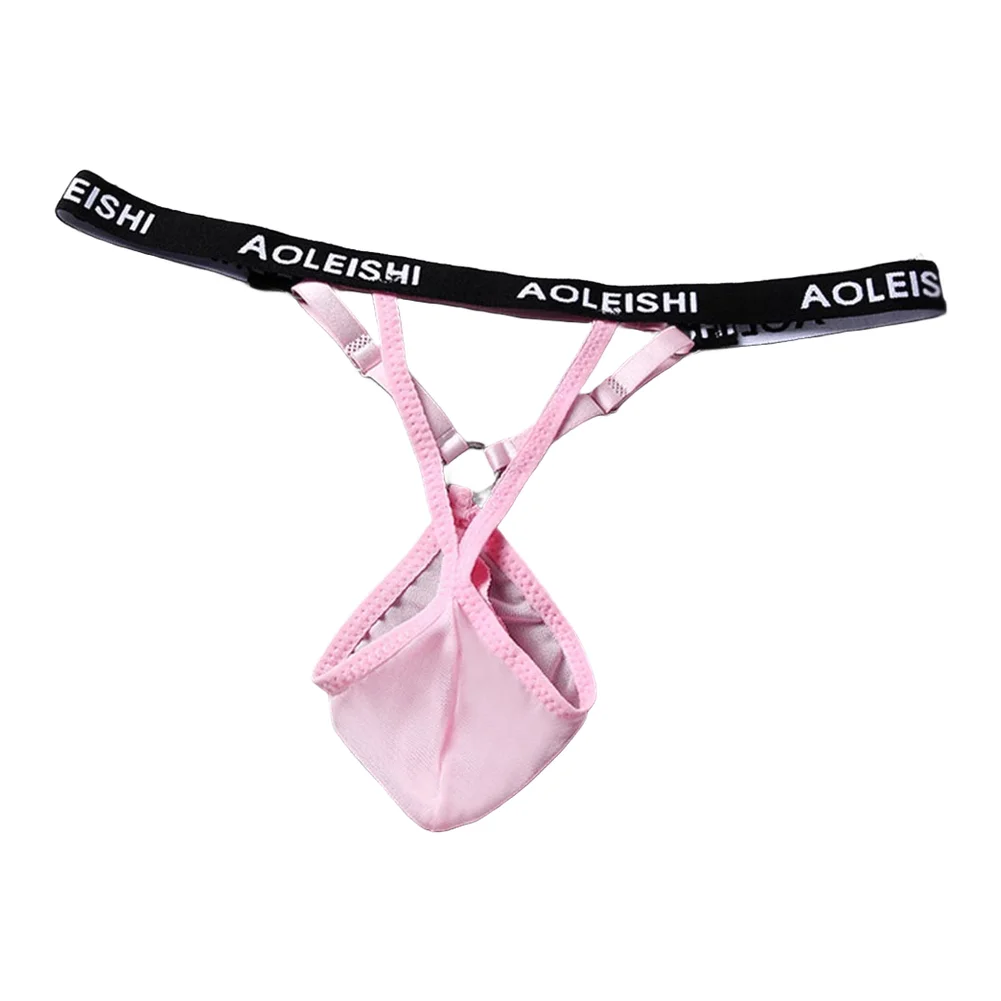 

Мужские стринги-танга с двойными ремешками, низкой посадкой и U-образным вырезом, эластичные, сексуальные, сексуальные мужские трусы-танга