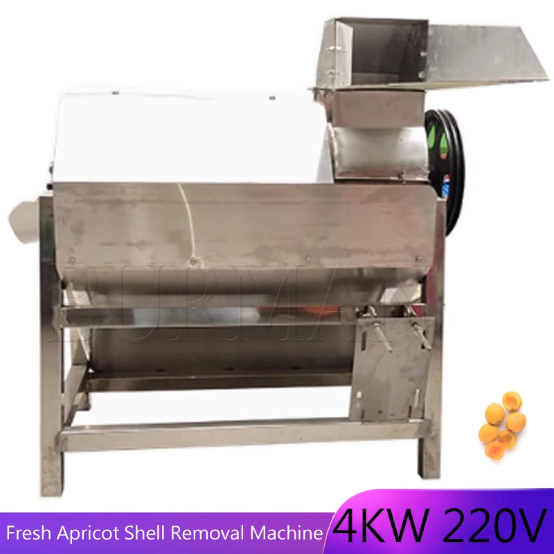 Electric Apricot Kernel Flesh Separator Automatic Peach Cherry Nucleating Machine 220V