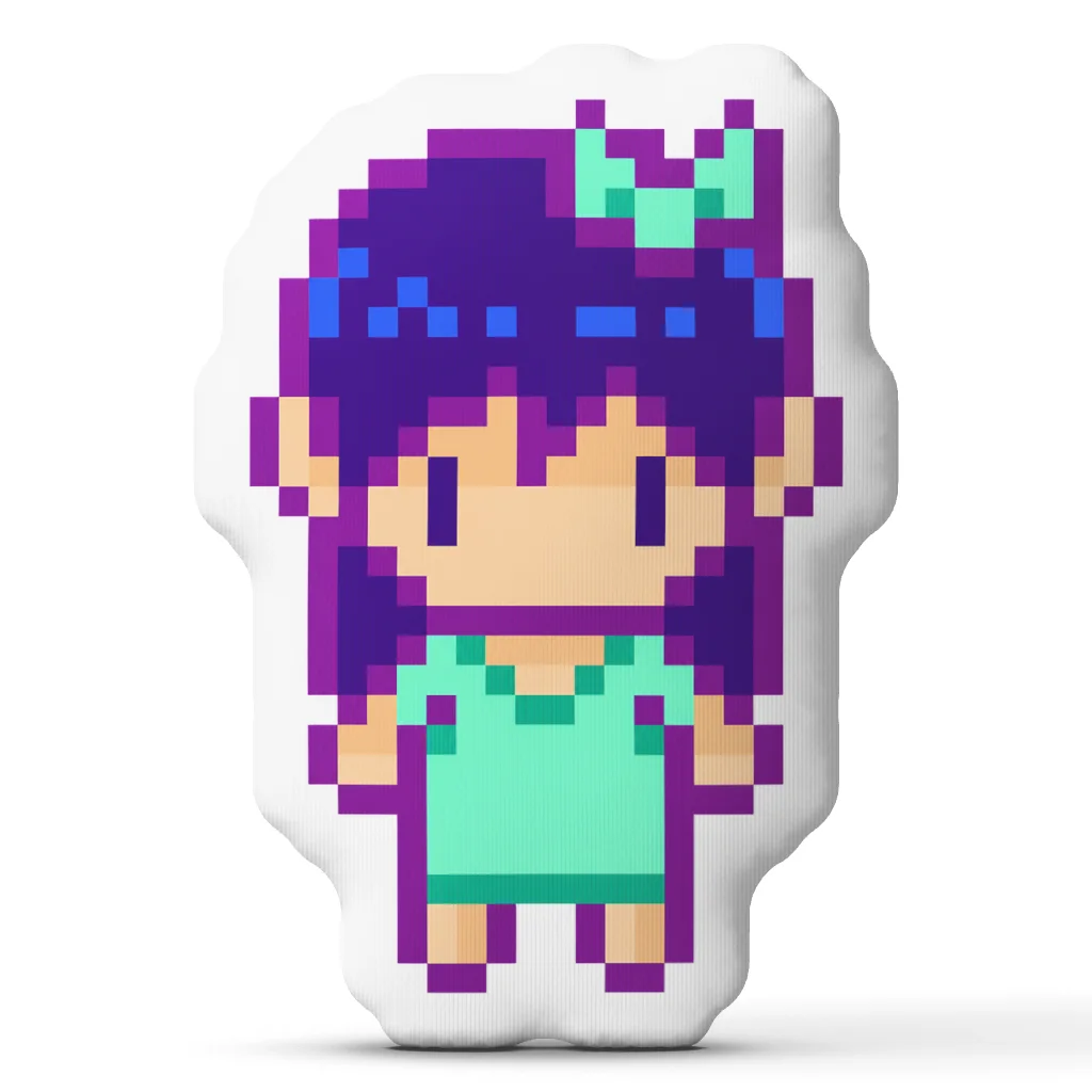 Omori IndieGame PixelArt Plush Pillow Cushion Irregular Stuffed Throw Pillow Home Decor Gift Sofa Bed Couch