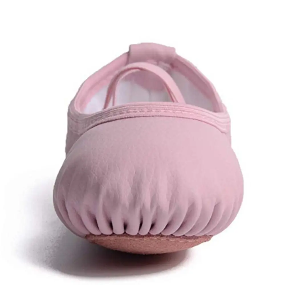 

Легко в уходе, мягкие балетки из искусственной кожи, размер 32–40, танцевальная обувь, износостойкая дышащая обувь для йоги, джаз