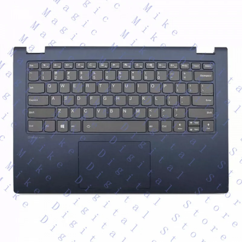 

UU Palmrest w/Backlit Keyboard for Lenovo Ideapad FLEX-14 C340-14 API IWL IML Blue