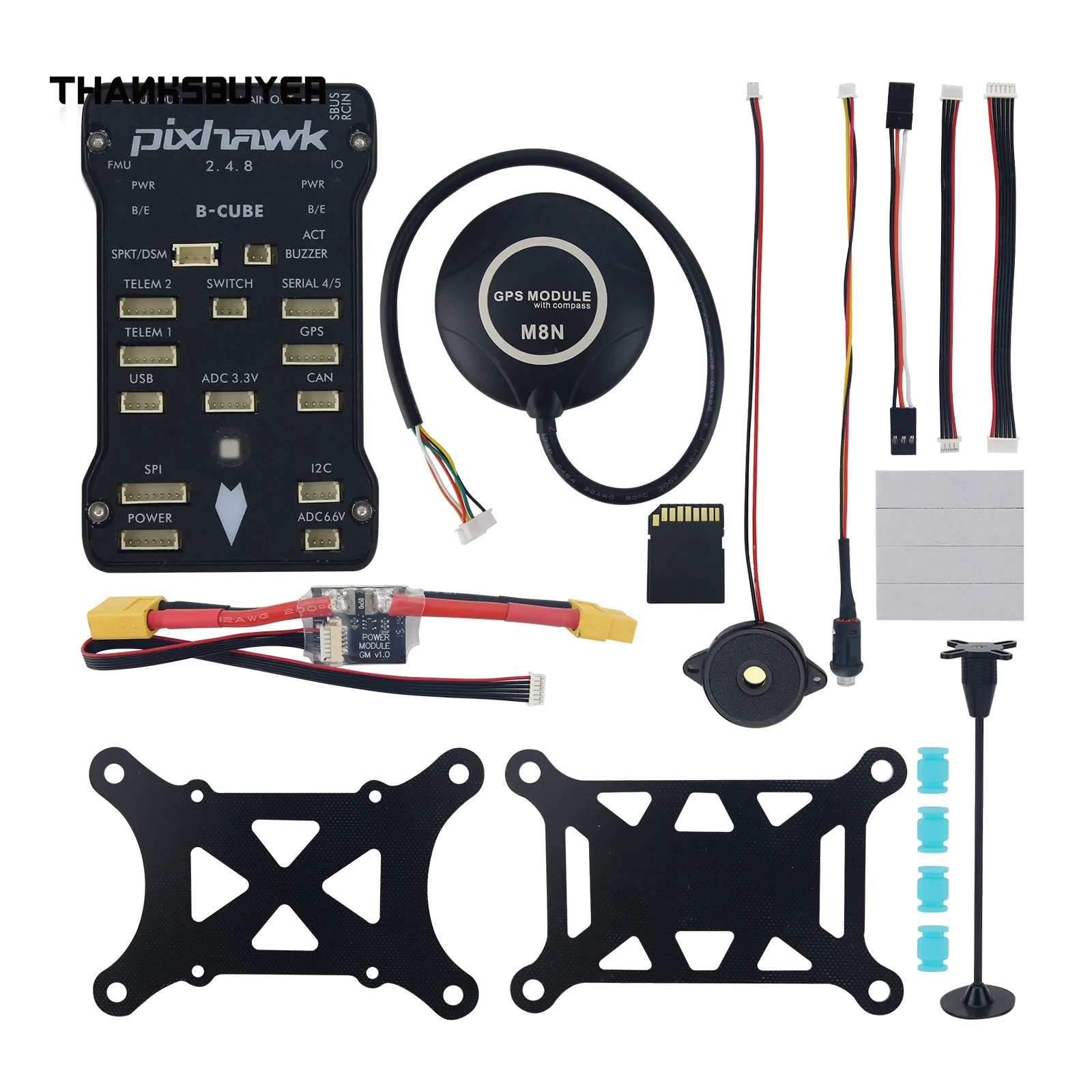 Pixhawk px4 pix2.4.8 32-Bit-Flugcontroller-Autopilot mit 4g SD-Sicherheits schalter Summer ppm i2c rc Quadcopter Ardupilot