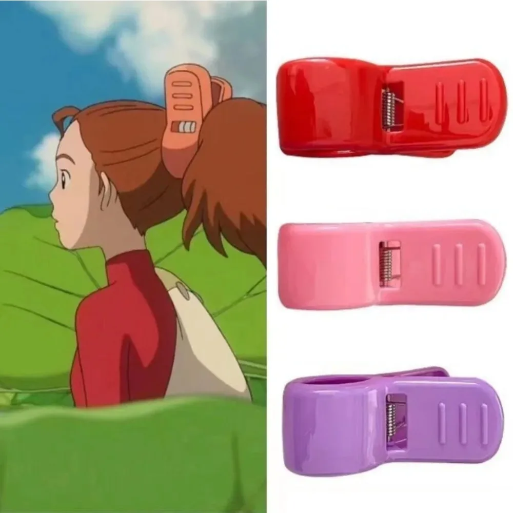 Cute Arrietty Cosplay Shark Hair Clip for Adult Kid Red Pony