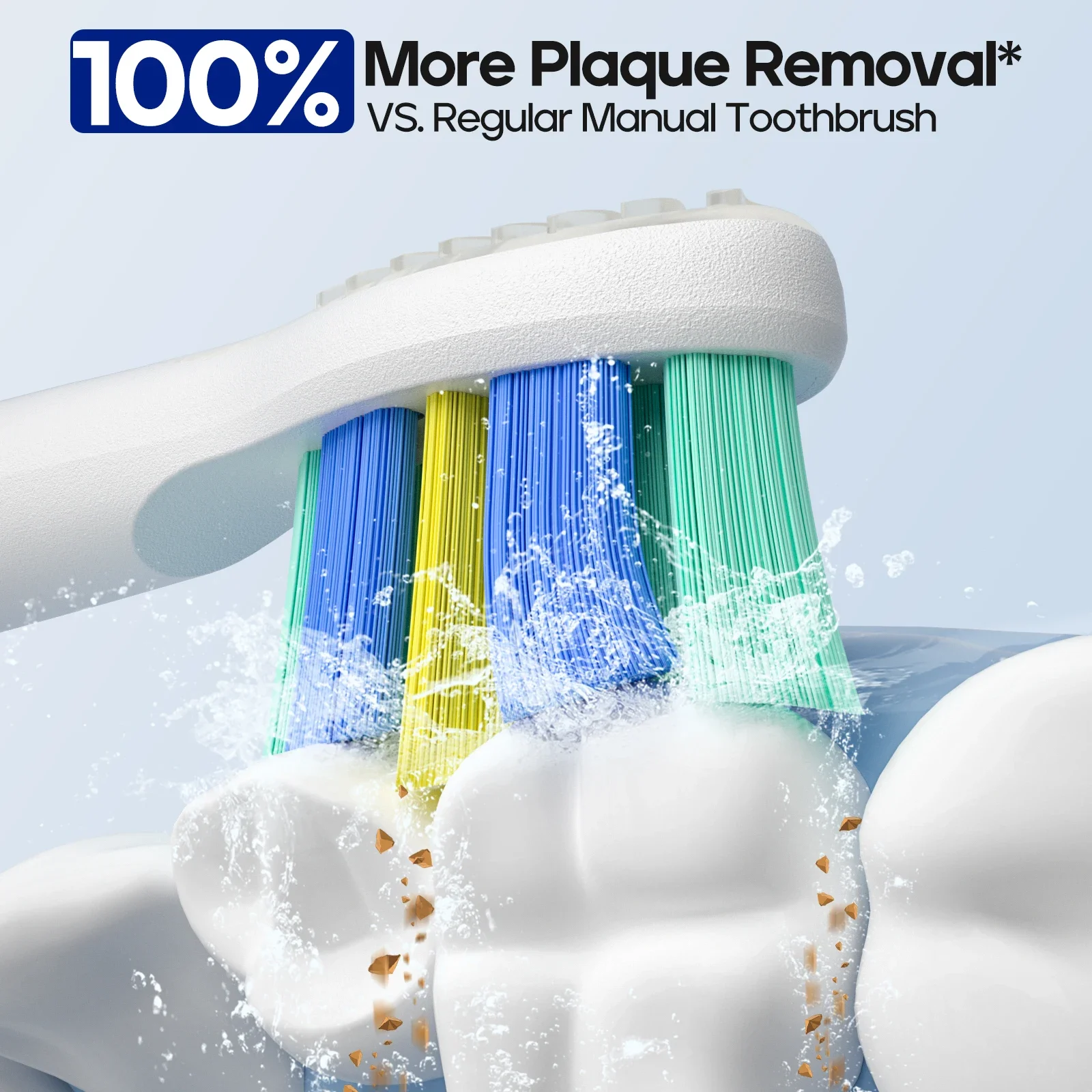 Seago Sonic Electric Toothbrush Choice Teeth Cleaning 3 Modes Brush Heads Replacement Reminder Three Colors Ergonomic Design2316