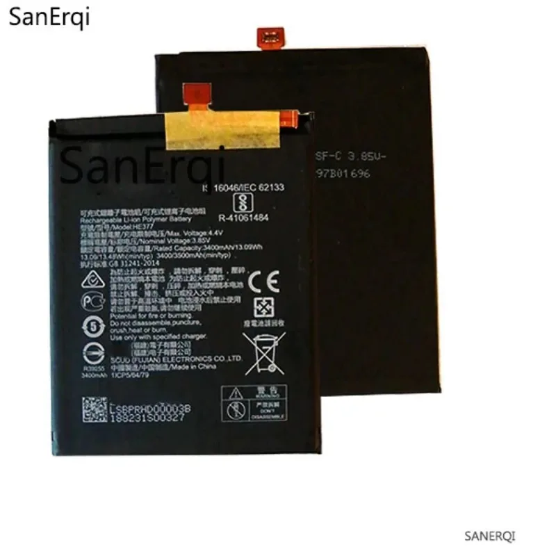 

3500mAh HE377 HE376 Battery For Nokia X7 /3.1Plus TA-1131 TA-1119 / 8.1 TA-1119 TA-1128 +Tracking number