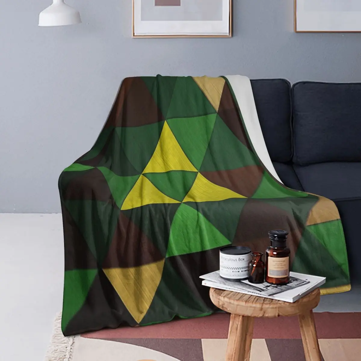 

Triforce Quest Blankets Soft Warm Flannel Throw Blanket Bedspread for Bed Living room Picnic Travel Home Sofa