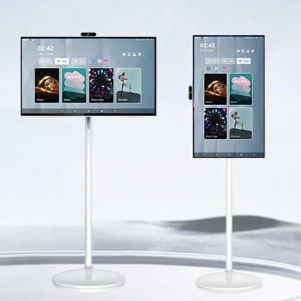 Top Quality Lcd Monitor Android 13 Advertising Display Screen 21.5/27/32 Inch Portable Tv White Electronics Smart Tvs