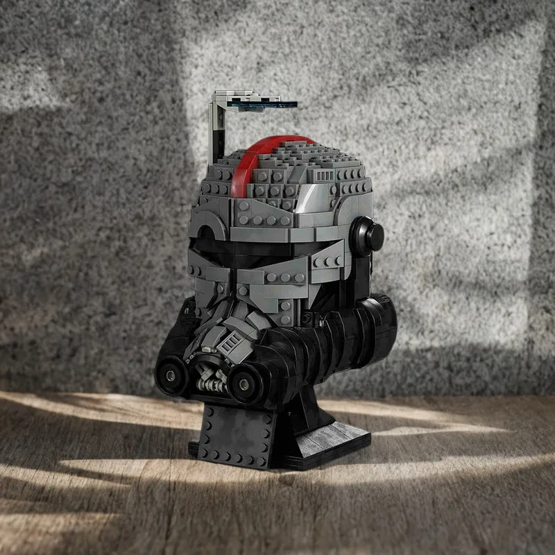

886PCS Star Battle Bad Batch Helmet - CROSSHAIR Building Blocks Educational Gift Kid Creativity and Operational Ability Training