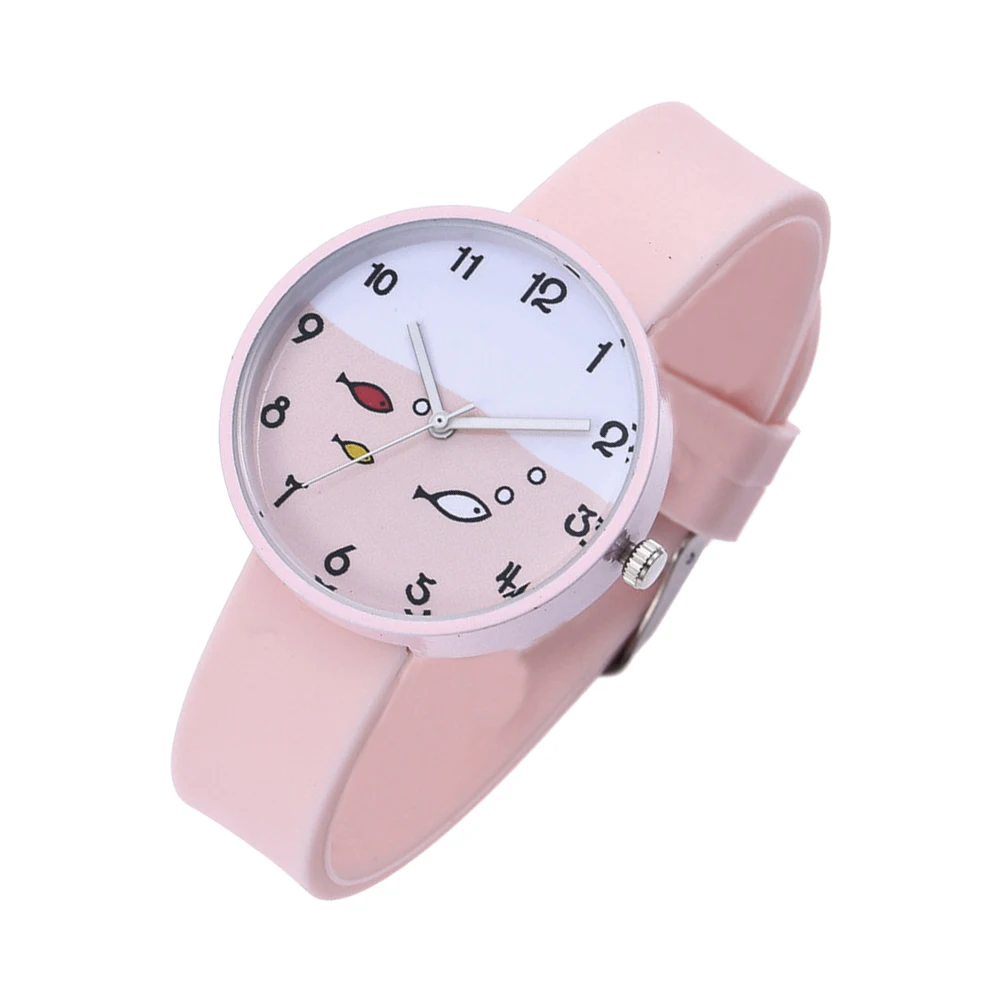 

Quartz Watches Casual Silicone Student Boy Teenager Girls Cartoon Watch Soft Flexible Precise Movement Birthday Gift