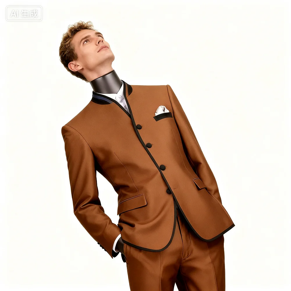 

Роскошные мужские темно-синие смокинги высокого качества для деловых торжественных случаев, уникальный однобортный костюм из двух предметов по индивидуальному заказу