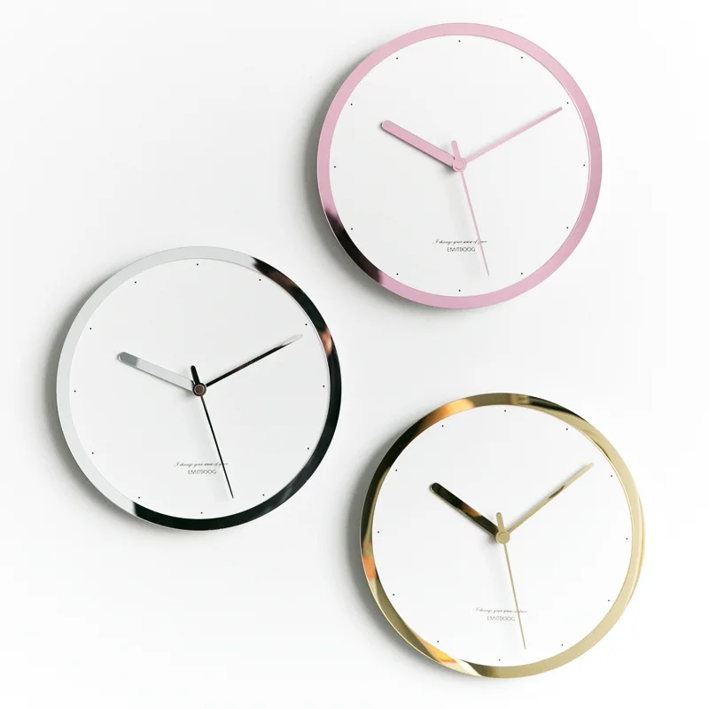 Modern Minimalist Creative Wall Clock Nordic American Bedroom Living Room Decoration Clock Home Personality Wall Clock