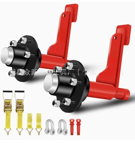 6 Lug & 8 Lug Shipping Container Hub Spindle Kit Transport Container Wheel Set for 20/40 Foot Containers