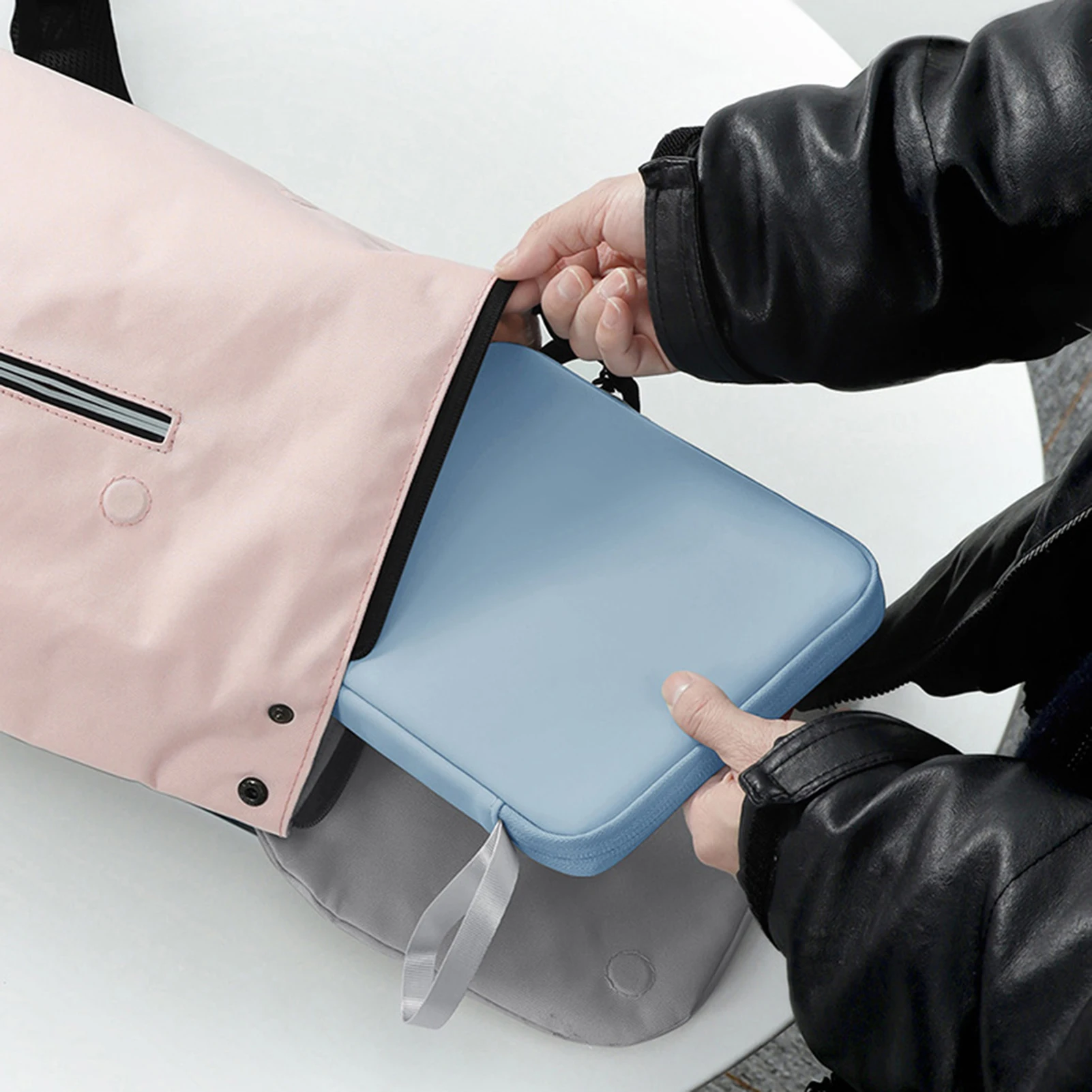 Tablet Sleeve Bag for iPad Waterproof Anti-slip Tablet iPad Sleeve for Galaxy Tab A9-Plus