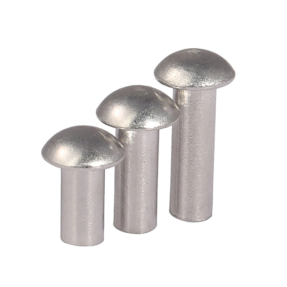 Vollniete aus Aluminium mit halbrundem Kopf M2M3M4M5M6M8