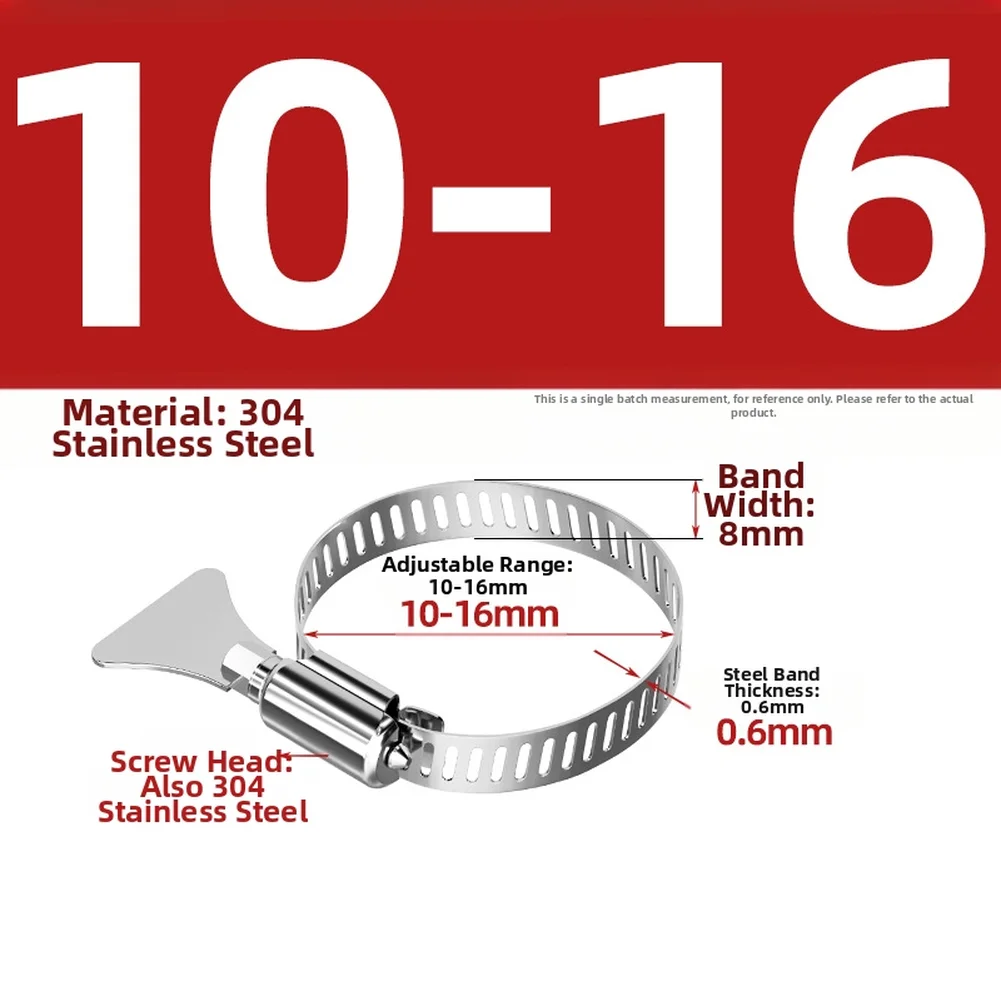 Stainless Steel Hose Clamps for Maintaining Seal Integrity in Low Pressure and Medium Pressure Fluid Circuits Industries