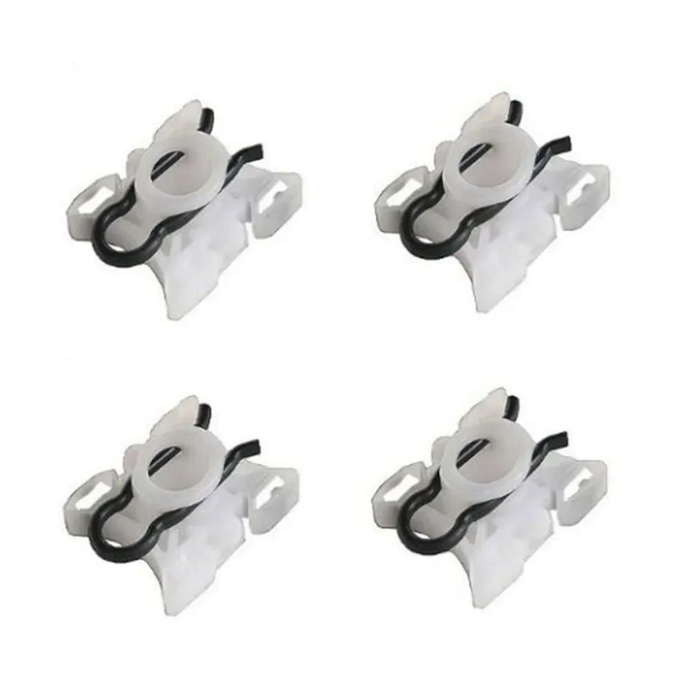 4 Pcs Sliding Guide Clips Retainer White Plastic For BMW E32 E34 E36 E85 E92 Z3 Z4 Lift Part Pivot